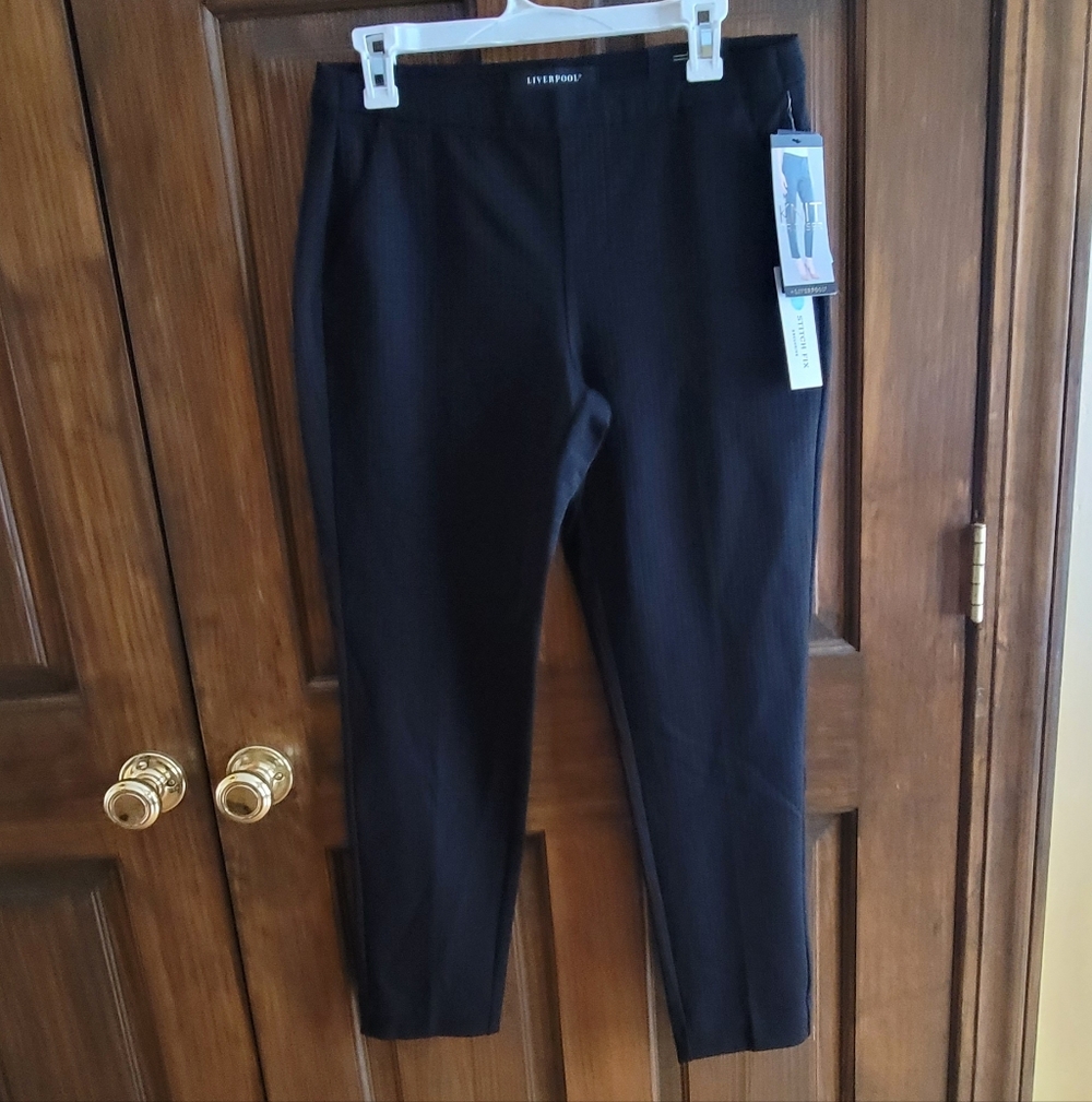 Liverpool Sz 6 Black Pants W 32 R 9 L 26